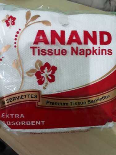 Absorbent White Tissue Napkins