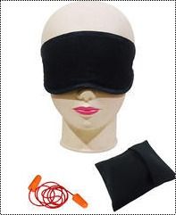 Eye Mask With Pouch And Earplug Combo