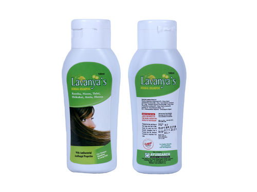 For Long And Strong Hairs, Lavanya Herbal Shampoo Color Code: 1