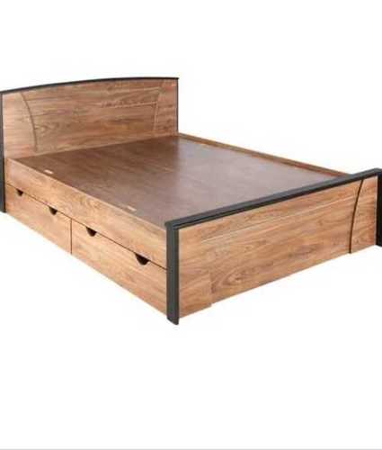 Hard Wooden Double Bed