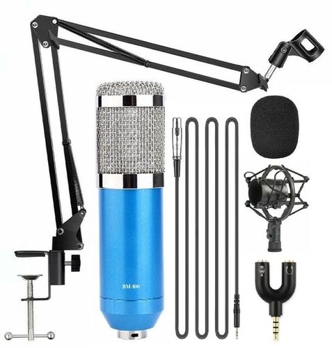 Bm800 Condenser Microphone Set Blue Frequency (Mhz): 20Hz-20Khz Kilohertz ( Khz )