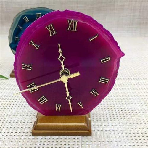 Decorative Agate Clock
