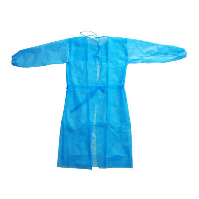 Blue Disposable Protective Surgical Gown