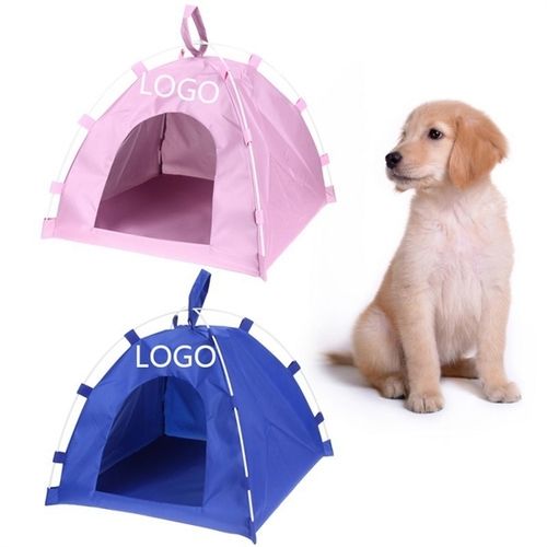 Blue Portable Folding Pet Tent