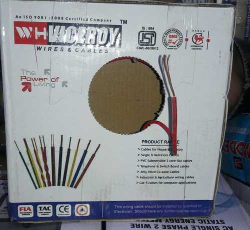 Pvc Insulated Colored Wire - 1mm, All Colors | Flame Retardant, High Tensile Strength, Long Functional Life, Low Maintenance, Tangle-free Wires, 660/1100 Volts