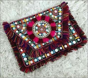 Skin Friendliness Banjara Clutch Bag