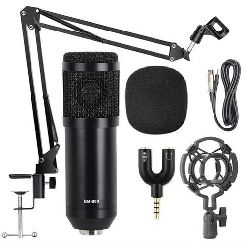 Condenser Microphone Set Black (Bm800) Frequency (Mhz): 20Hz-20Khz Kilohertz ( Khz )