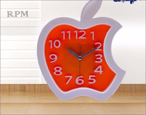 Red Analog Table Clock For Gifting
