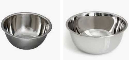 Silver Polished Stainless Steel Bowls