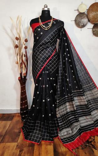 Multi Raw Silk Saree