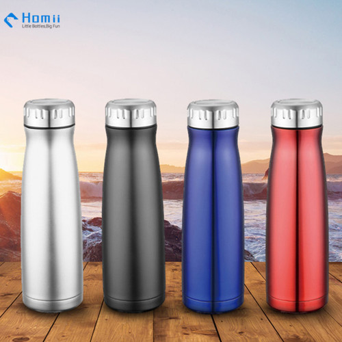 Metal Stainless Steel Double Wall Thermos Water Bottle (500Ml)