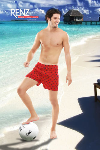 Printed 100% Cotton Mens Shorts