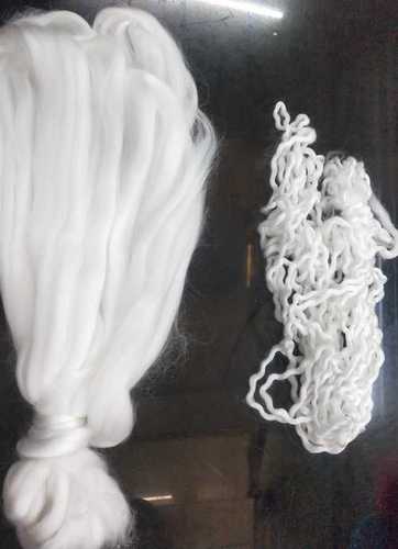 High Tenacity Plain White Acrylic Blended Yarn