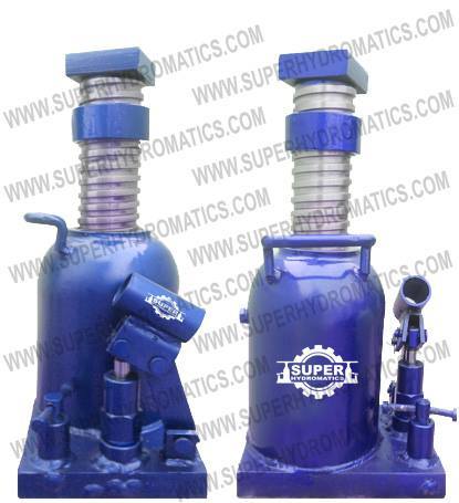 Red/Blue Hydraulic Bottle Jack - 50Ton