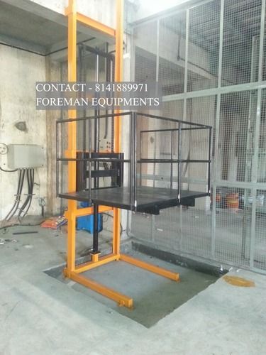 Iron Hydraulic Goods Lift - Single Mast