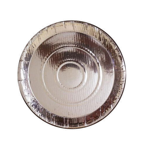 Plain Silver Coated Paper Plate Application: Event