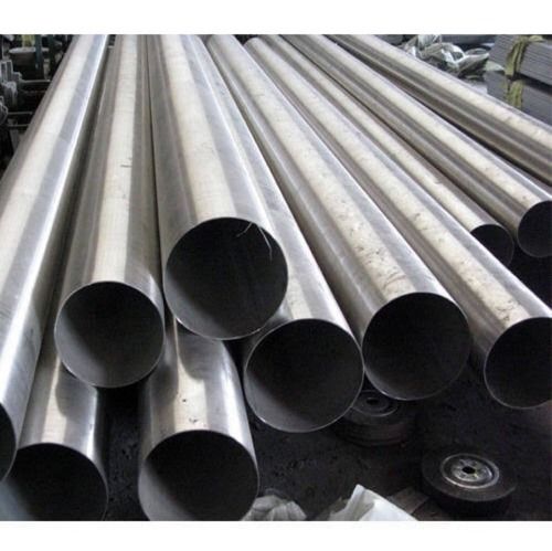 304 Stainless Steel Pipes - Round Shape, Polished Surface Finish | Corrosion Proof, Fine Finishing Features