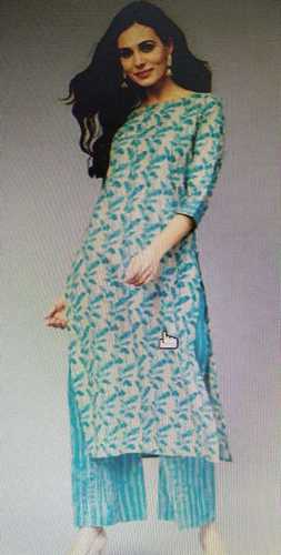 Appealing Look Printed Ladies Suit