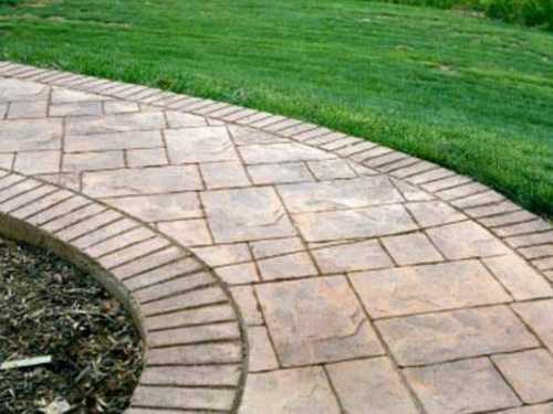 Stamped Concrete For Outdoor Use
