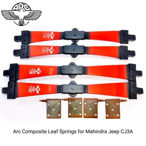 Red Arc Composite Leaf Springs For Mahindra Jeep Cj3A