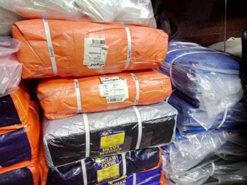 Orange Hdpe Plastic Tarpaulin Sheet