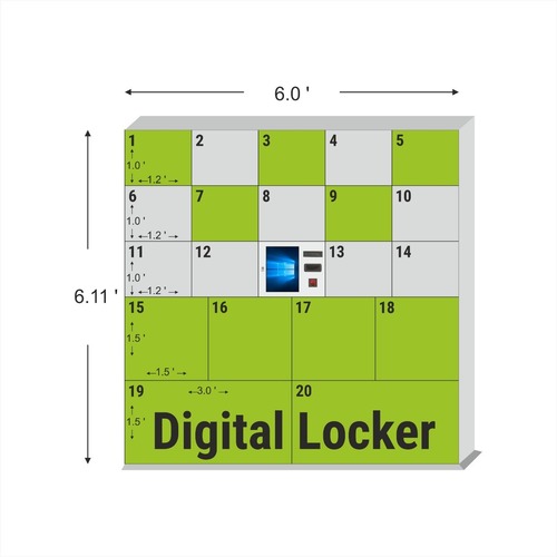 High Design Parcel Delivery Lockers By Ladder 2 Rise Private Limited