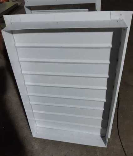 White Rust Proof Aluminum Gravity Louvers