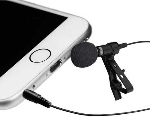 Black Wholesale Price Collar Mic For Phone