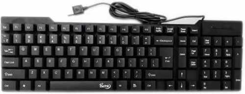 Black Computer Multimedia Wired Keyboard