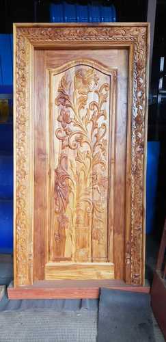 Brown Designer Pure Wooden Doors