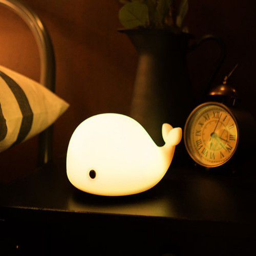 Usb Recharging Led Bedside Dolphin Night Light