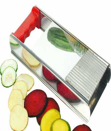 Best Price Adjustable Vegetable Slicer - Stainless Steel | Manual Operation, Portable 2 in 1 Jumbo and Plain Slicer, Lightweight, Durable