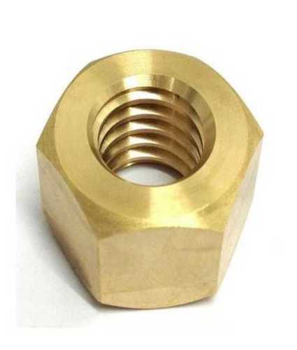 Brass Polished Hex Nuts