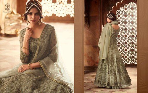 Custom Color Choice Floor Length Anarkali Suits