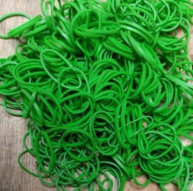 High Resistance Green Nylon Rubber Band