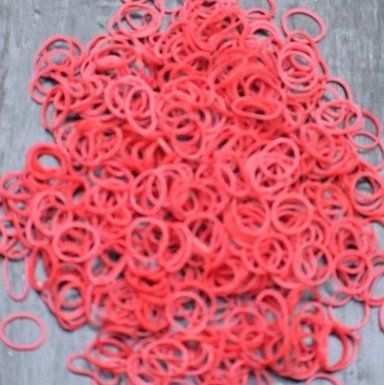 Pink Color Nylon Rubber Band