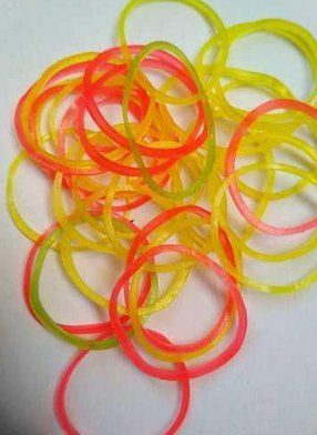 Sunrise 1.5 Inch Poly Transparent Rubber Bands