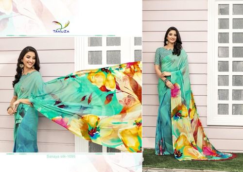 Digital Printed Saree