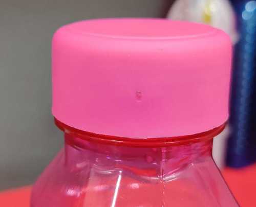 Pink Leak Proof Plastics Bottle Cap