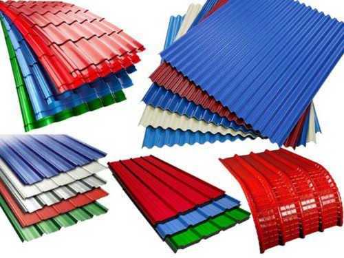 Any Multicolor Plain Roofing Sheets