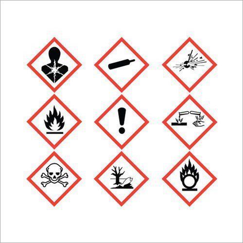 Pvc Warning Symbol Label