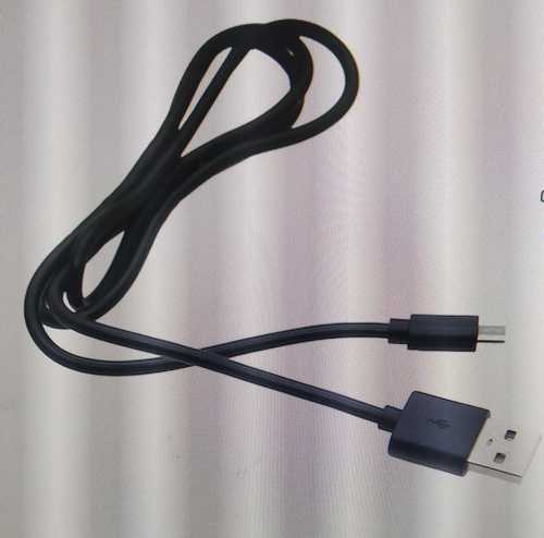 Black Portable Mobile Data Cable