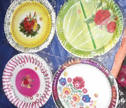 Printed Round Paper Plates 