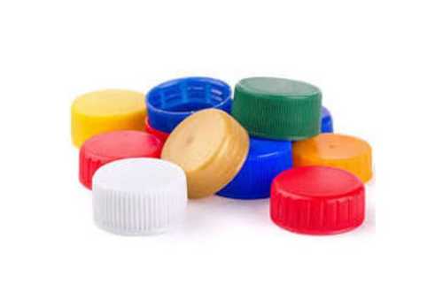 Red Round Shape Plastic Bottle Cap