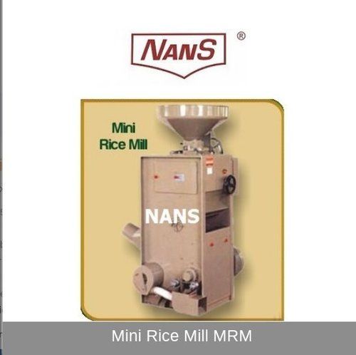 Semi Automatic and Rust Resistant Mini Rice Mill Machine