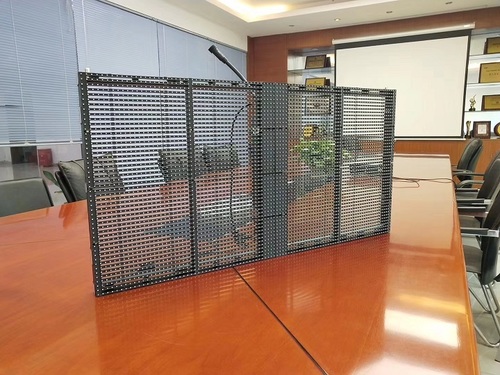 पारदर्शी और लचीली एलईडी आउटडोर और इनडोर स्क्रीन