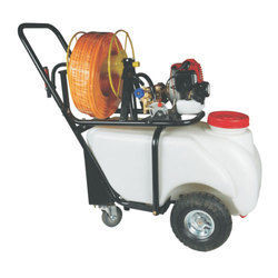 White And Golden 2 Stroke Angel Trolley Sprayer