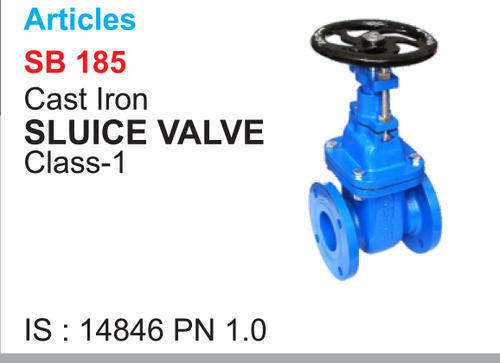 Cast Iron Sluice Valve Application: Industrial