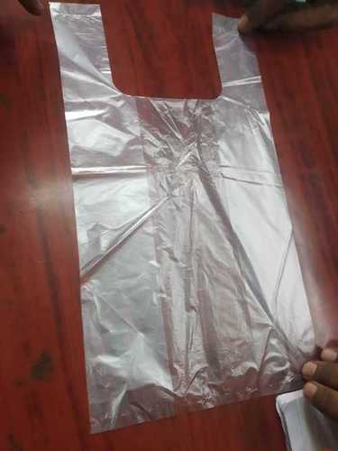 White Plastic Polythene Plain Bags