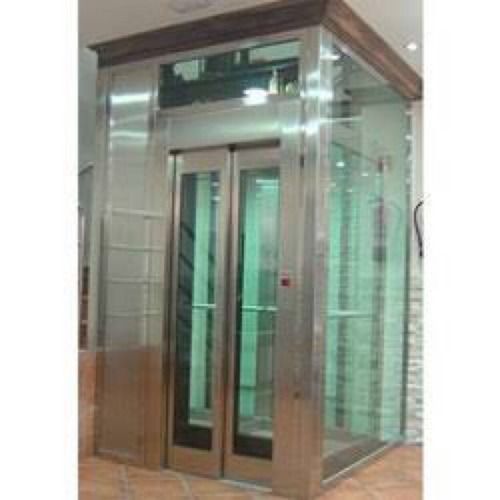 Stainless Steel and Glass Passenger Lift